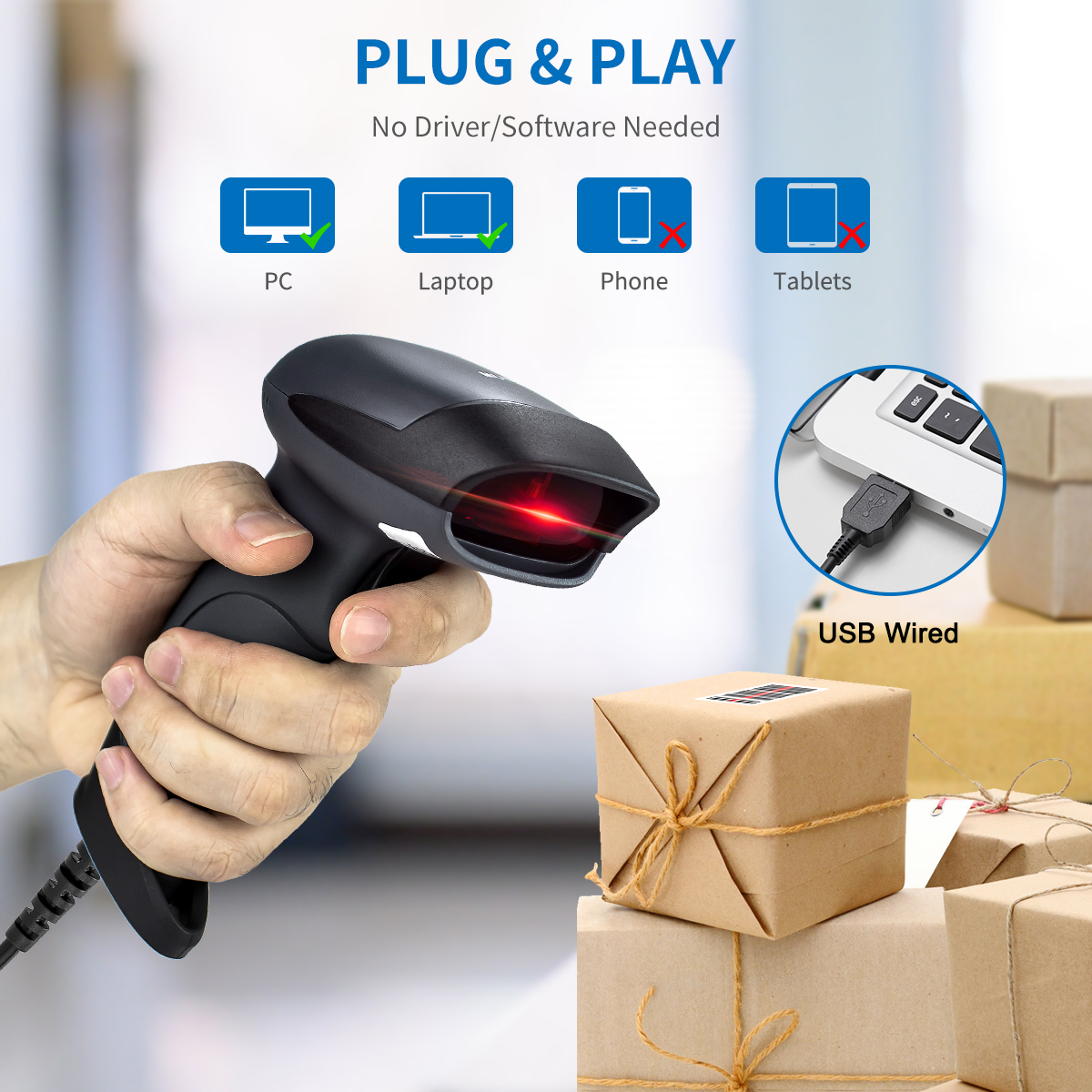 NT-M1 Handheld Barcode Scanner