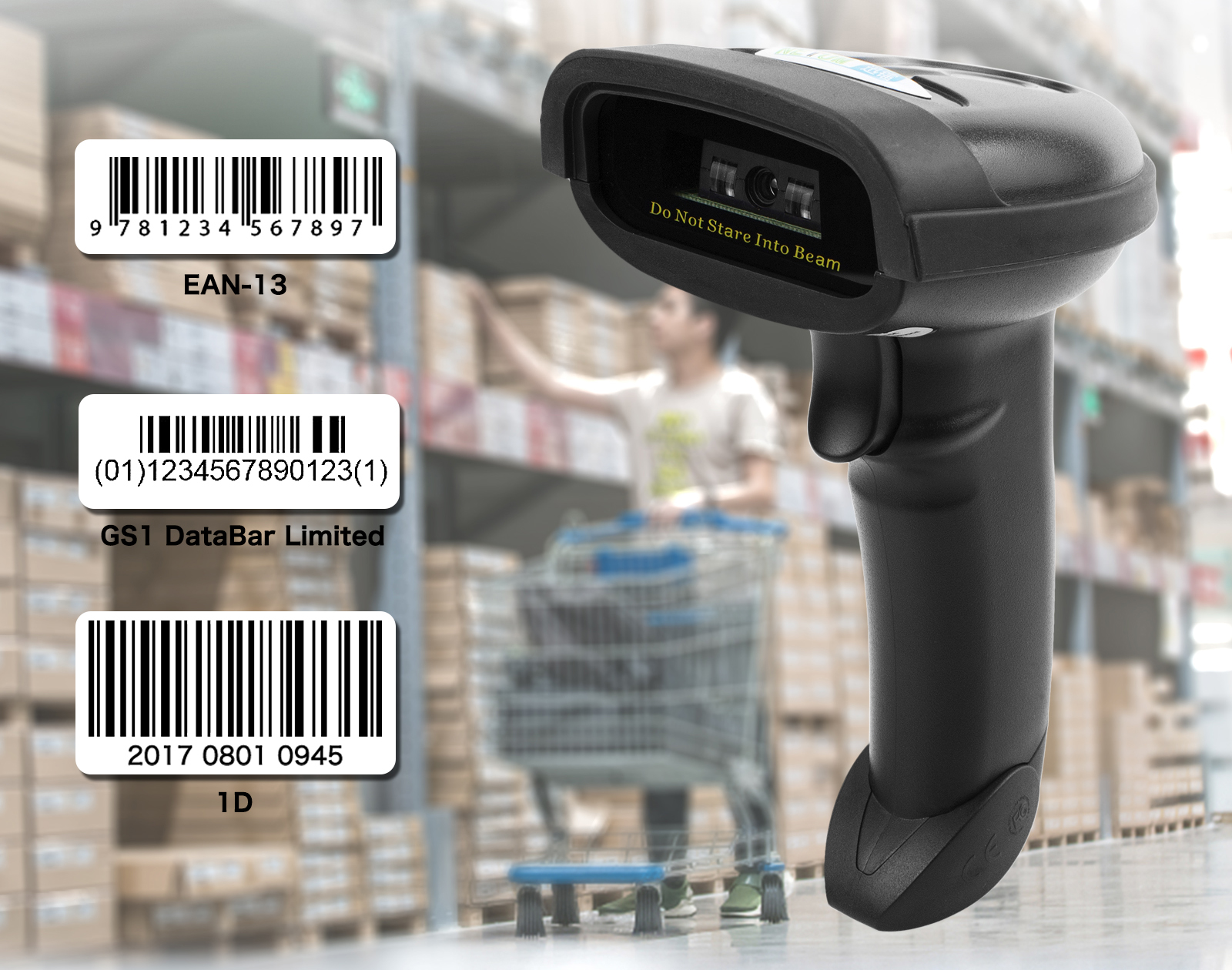 Universal application of wireless barcode scanners