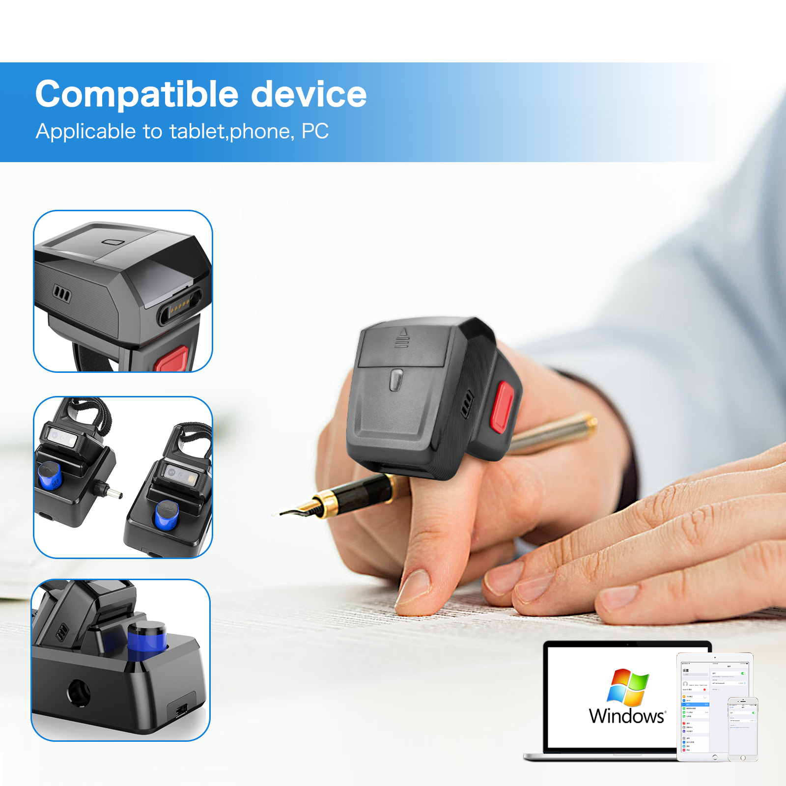 hands-free barcode scanner