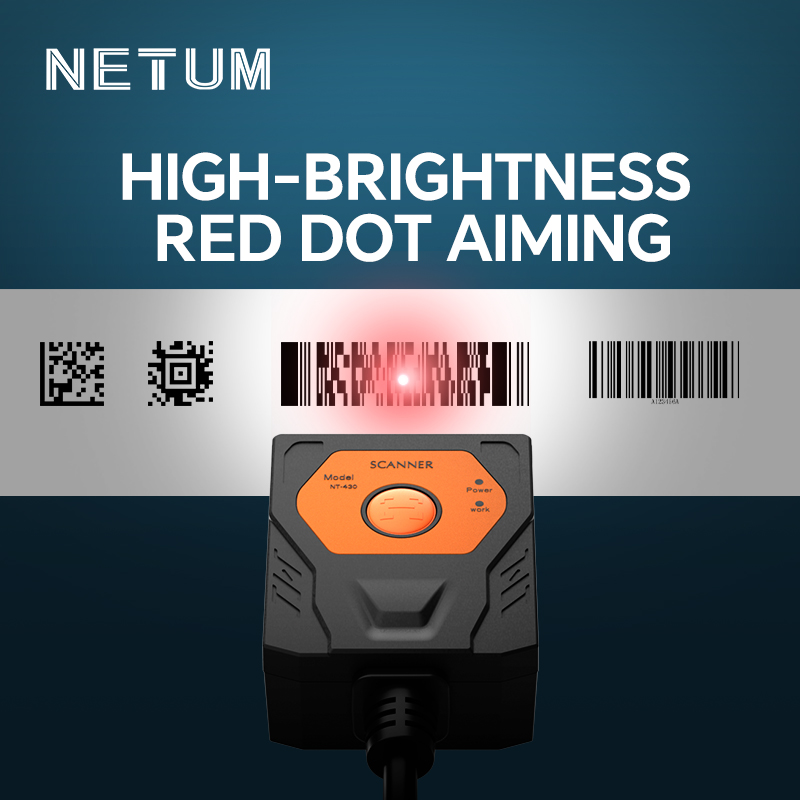 NT-430 Industrial Fixed Mount Barcode Scanner