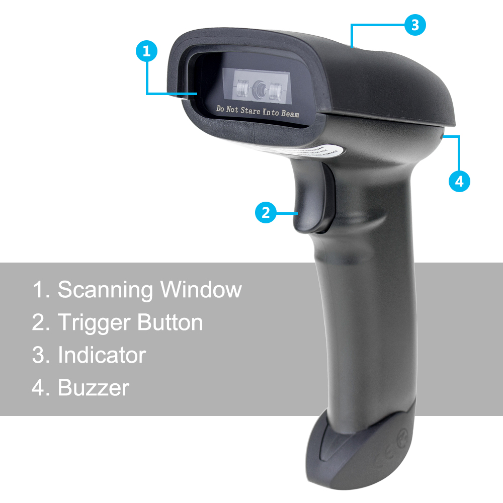 NT-1228 Φορητός αναγνώστης γραμμωτού κώδικα 2D