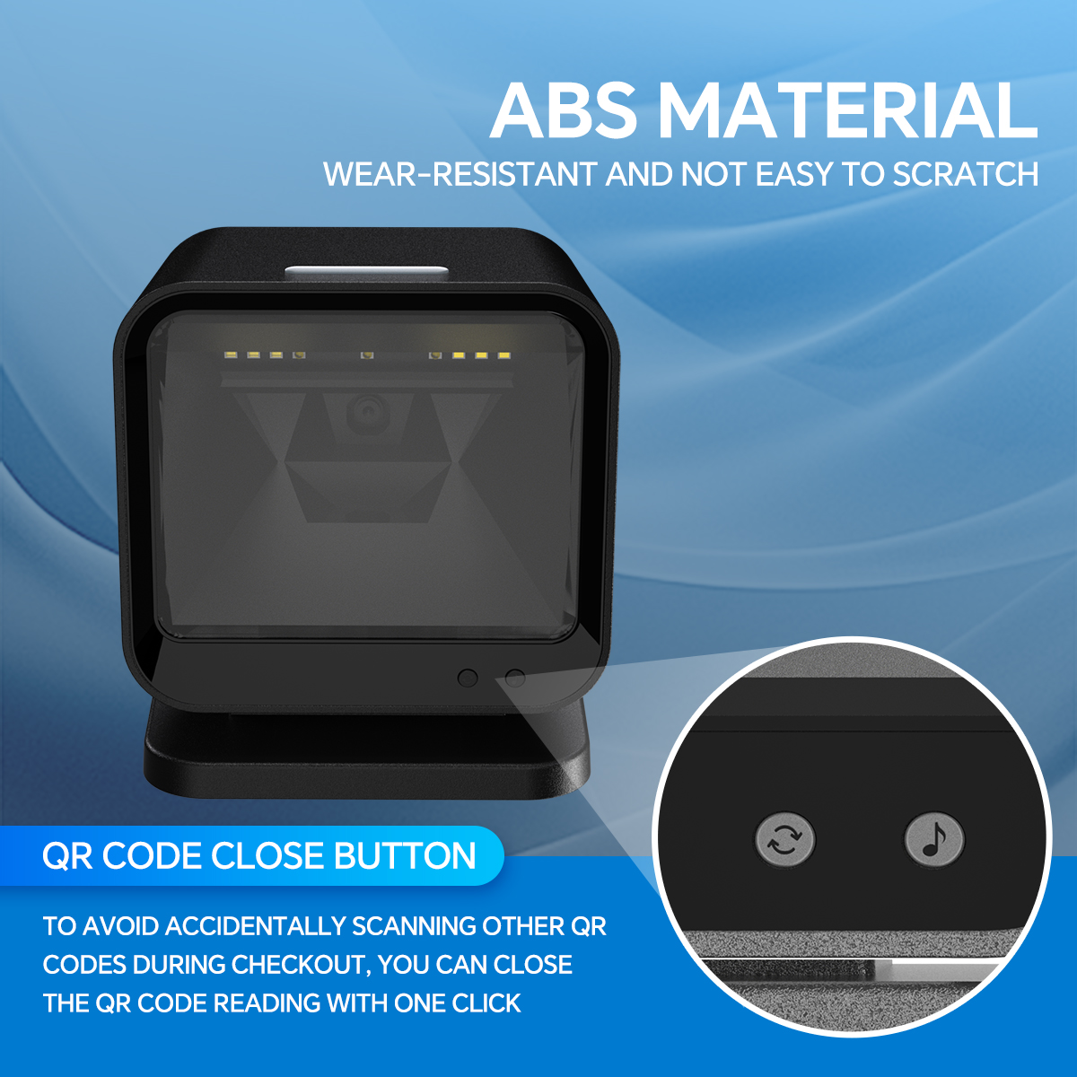 DP9280 Desktop Omnidirectional Barcode Scanner