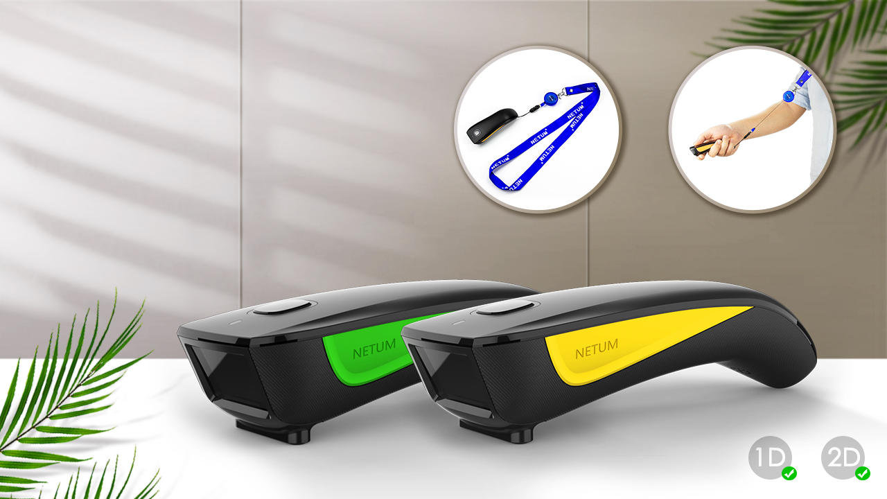 Compact pocket size mini portable barcode scanner
