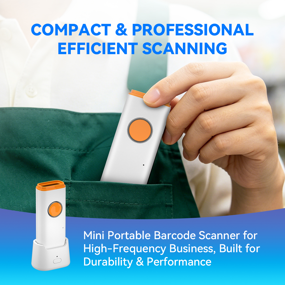 NETUM U820 2D Wireless Portable Barcode Scanner