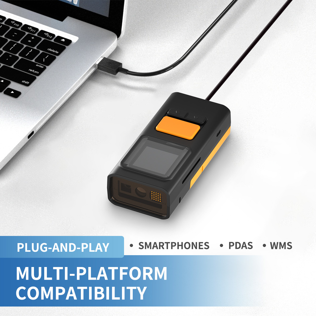 Netum RW185 Wearable Handheld Finger Barcode Scanner