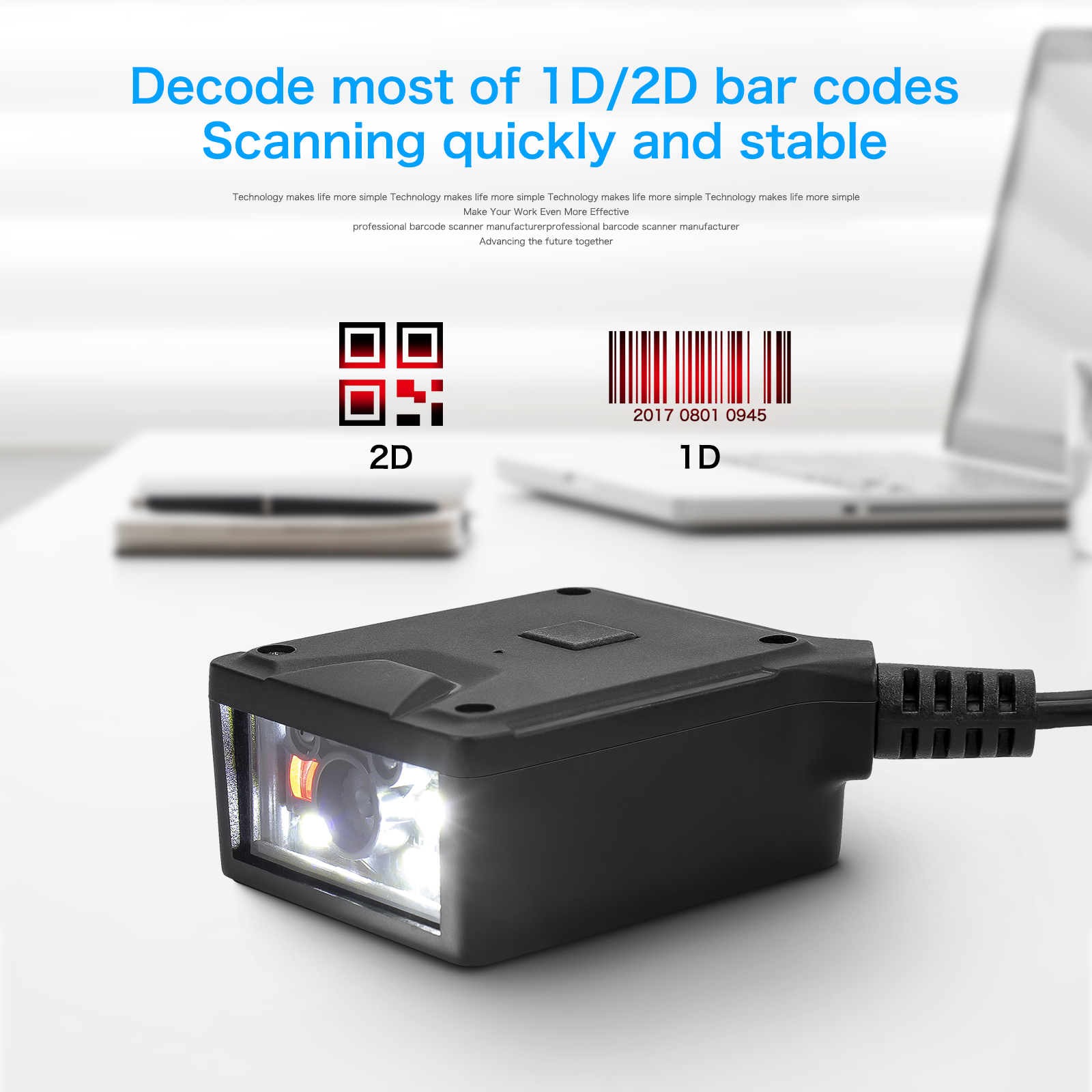 fixed mount barcode scanner