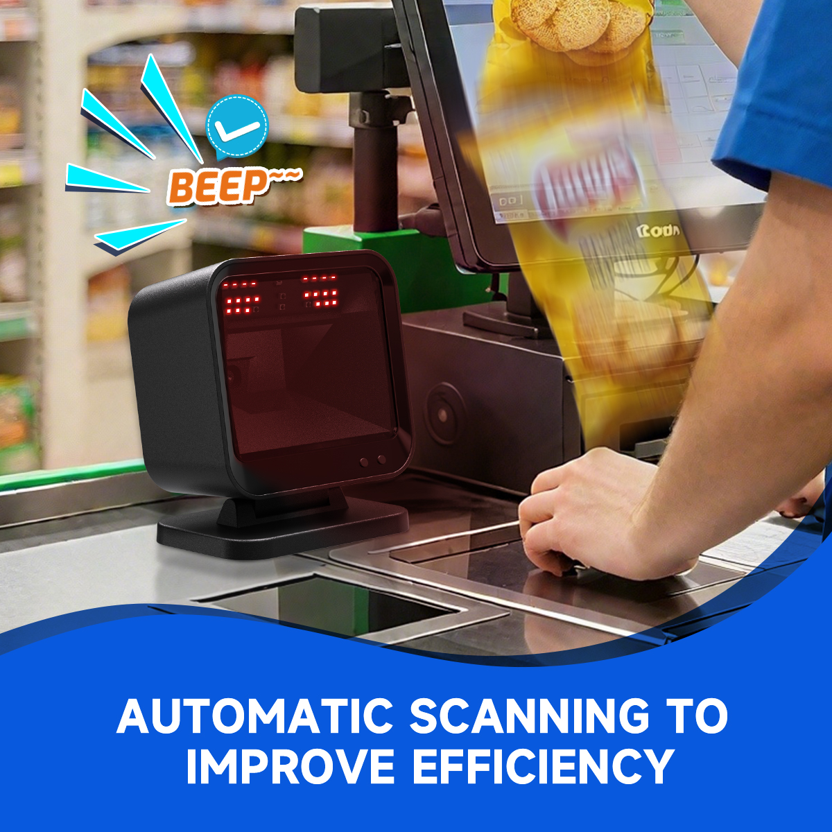 Omnidirectional QR Code Scanner