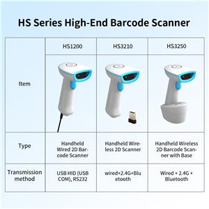 NETUM HS3250 Wireless 2D Barcode Scanner with Charging Base