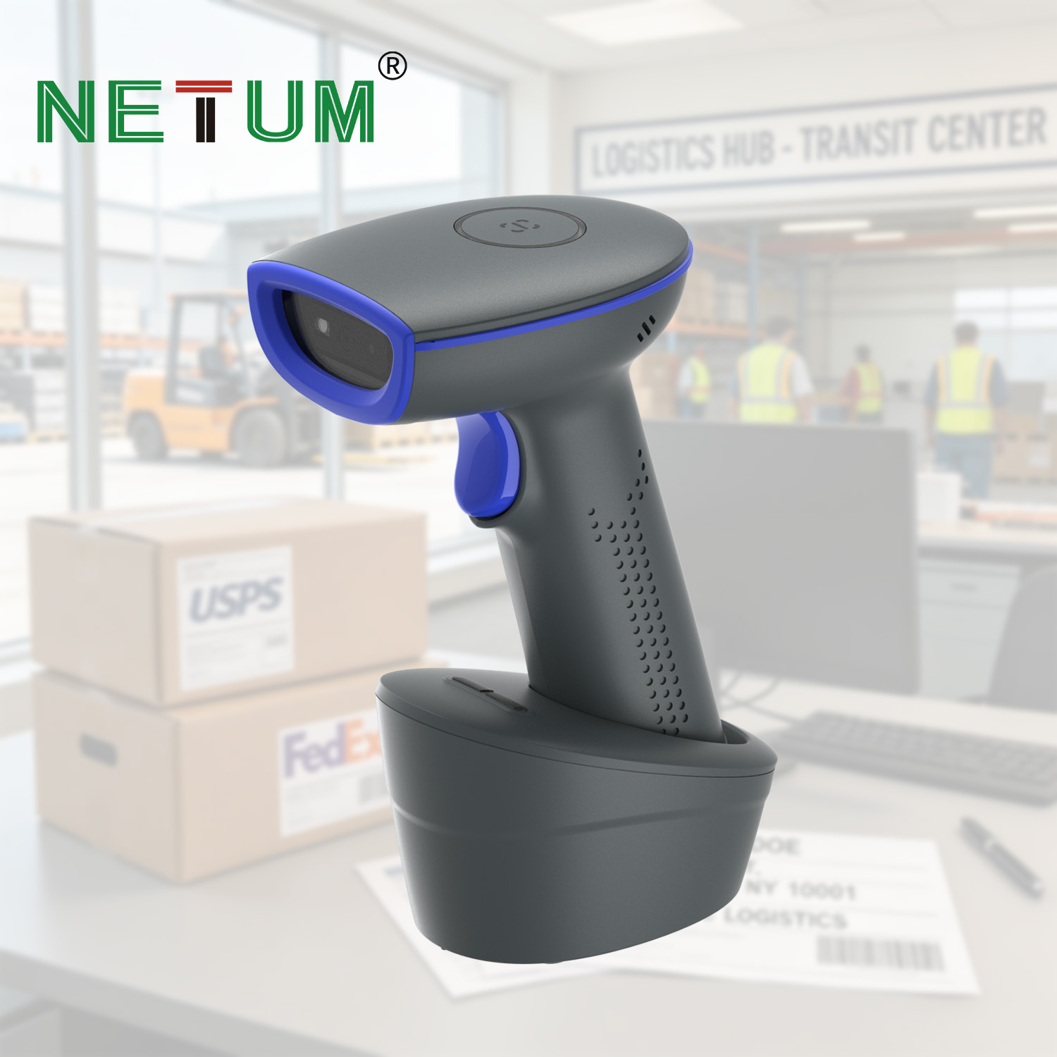 NETUM HS3210 Wireless 2D Barcode Scanner