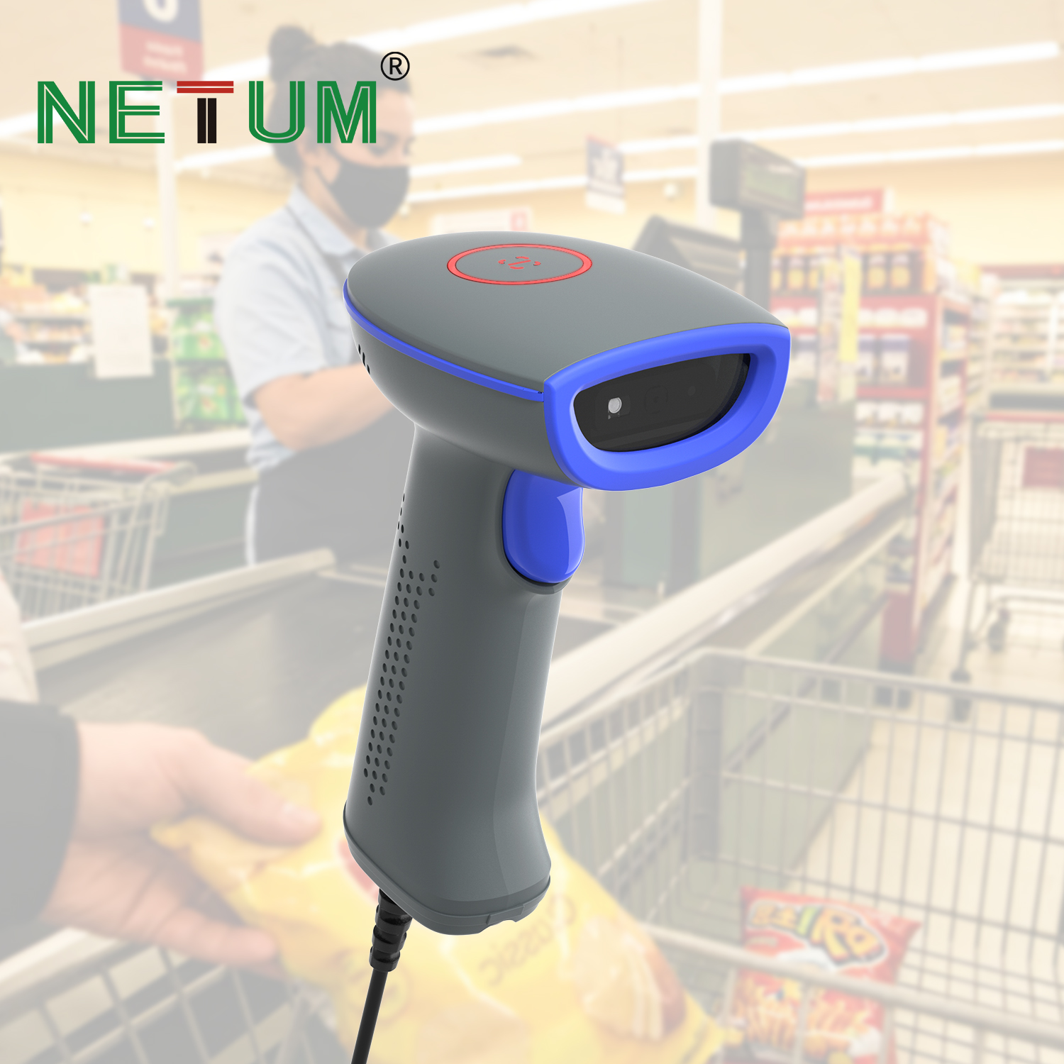NETUM HS Series Industrial Wireless 2D Barcode Scanner
