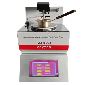 ASTM D92 خودکار کلیولینڈ اوپن کپ فلیش پوائنٹ ٹیسٹر
