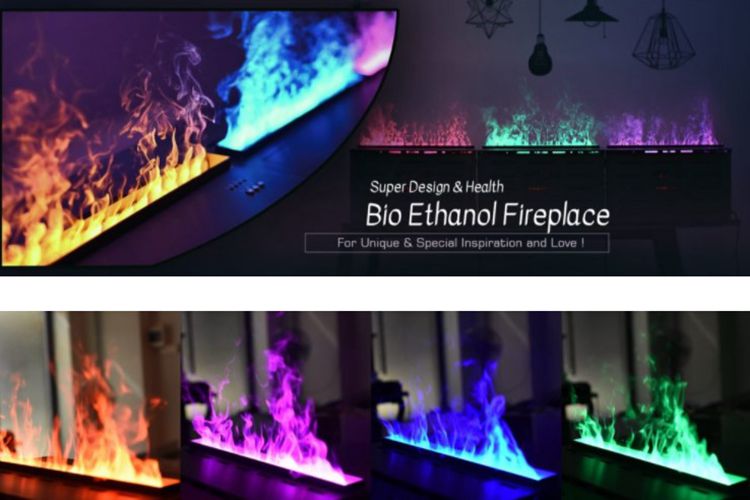 Led Steam Fireplace
