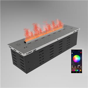 Multi Color 3d Water Vapor Fireplace With App
