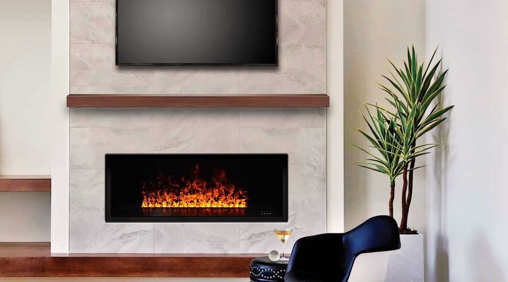 Water Steam Fireplace