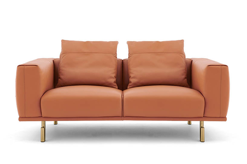 Full Grain Leather Couch Sofa At Home
