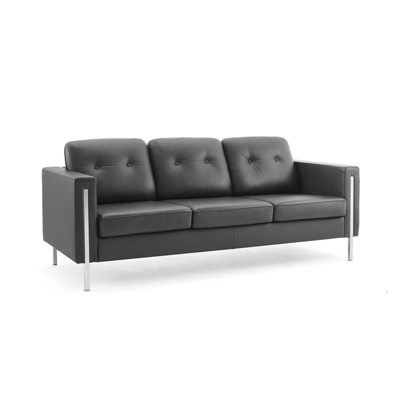 China Modern Black Sofa For Office Room Wholesale Factory Supplier