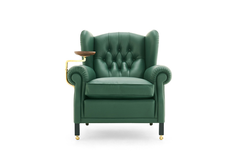 Luxury Green Poltrona Frau Cigar Armchair Furniture