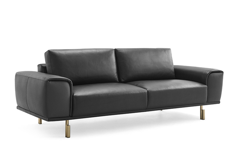 China Black Leather Sofa Sets For Living Room Wholesale Factory ...