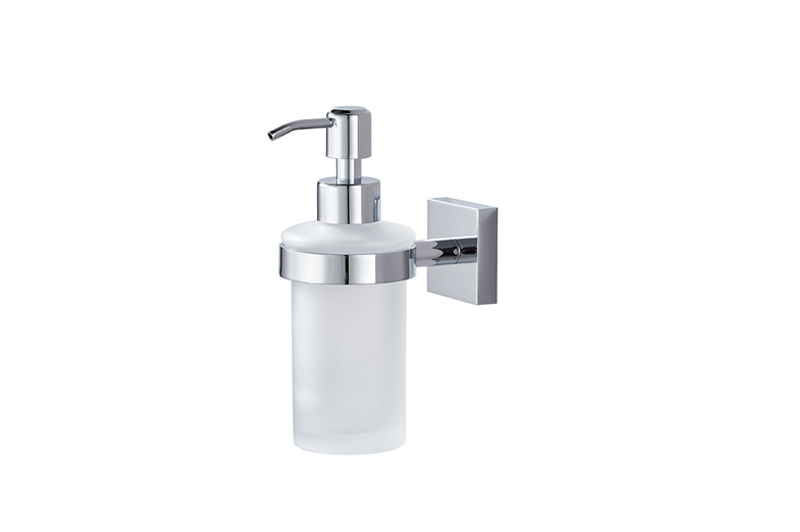 Bathroom Wall Mounted Soap Dispenser Holder With Pump