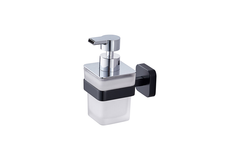 Hotel Zinc-alloyed & Plastic Chrome Soap Dispenser Holder