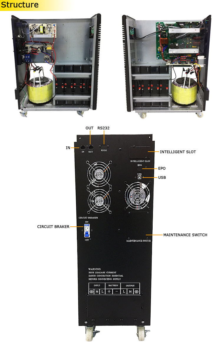 ups 6kva ups with isolation transformer