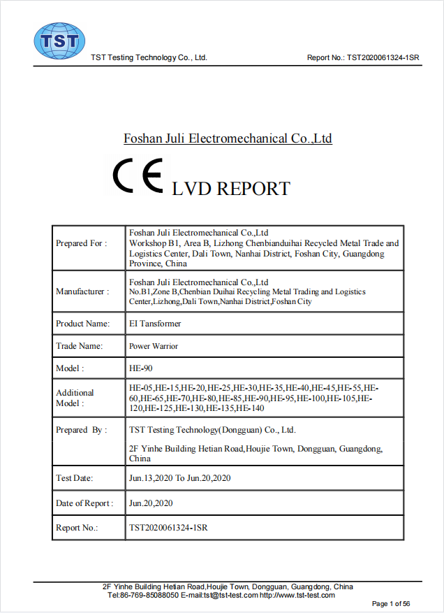 Raport LVD-EN60335-1 (1)