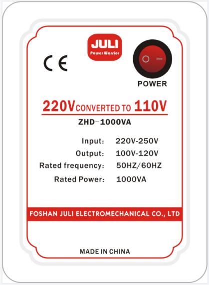 step down voltage converter 220v to 110v