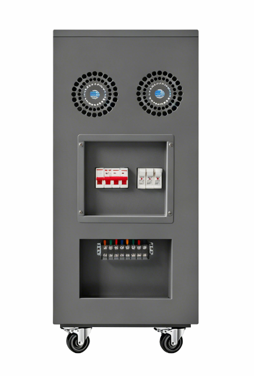 Small power three-phase contactless voltage stabilizer