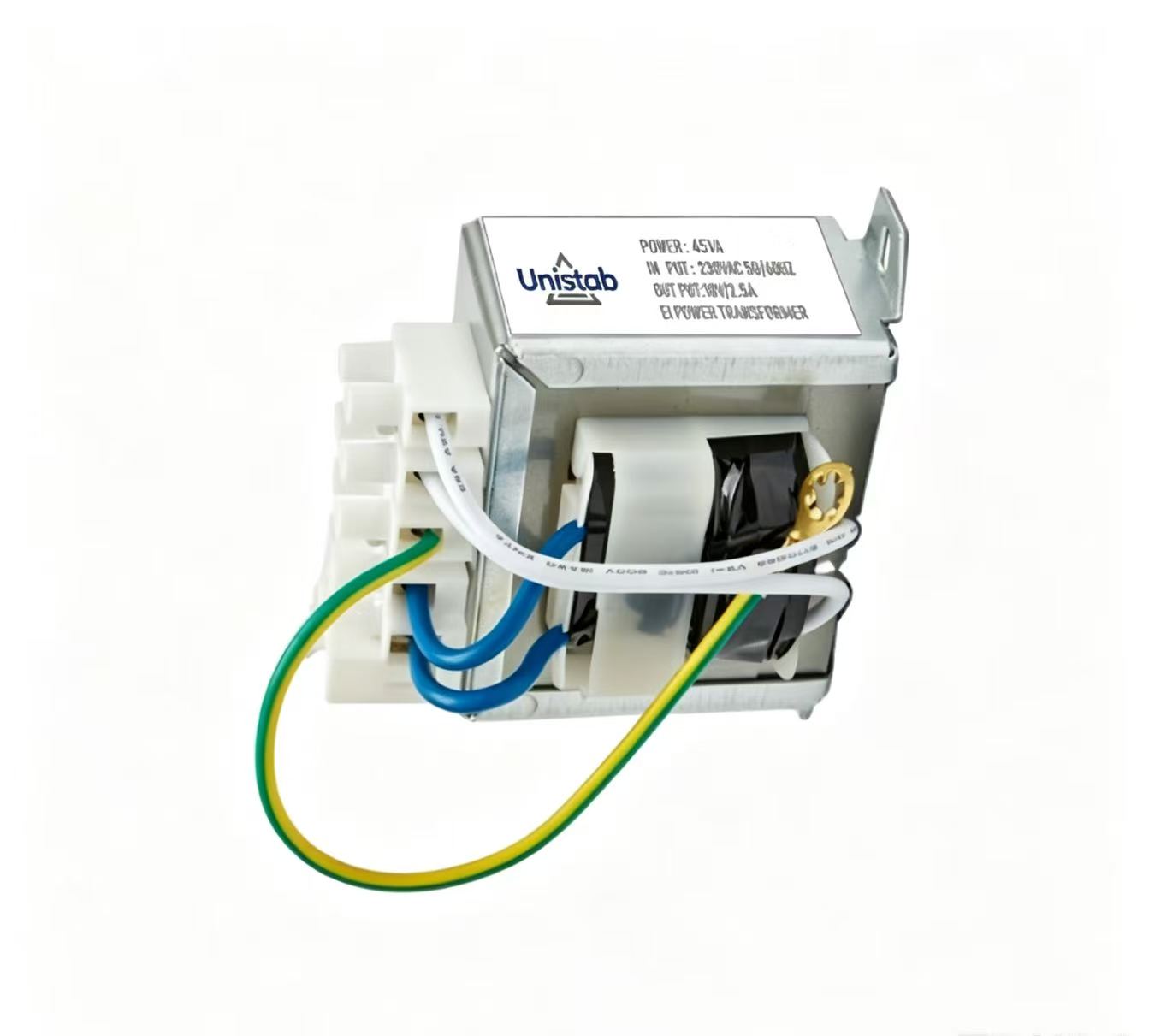 Custom Electronic EI Power Transformer Single Phase Low Frequency 220v 12v 24v 12v Trafo Transformer with Custom Laminations