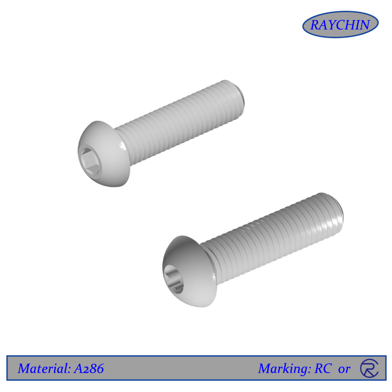 A286 Button Head Cap Screws