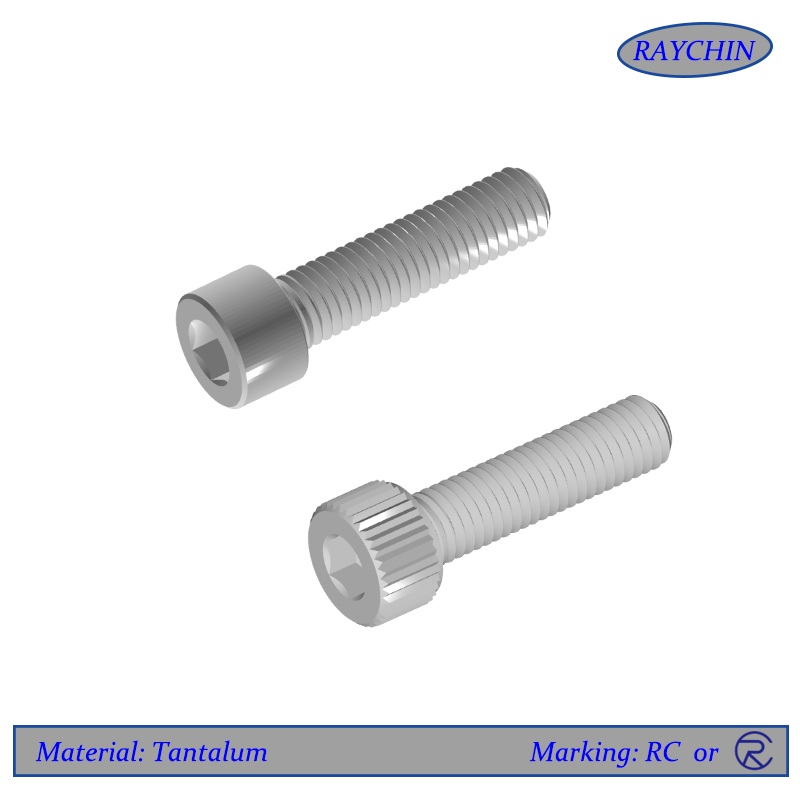 Tantalum Socket Head Cap Screws