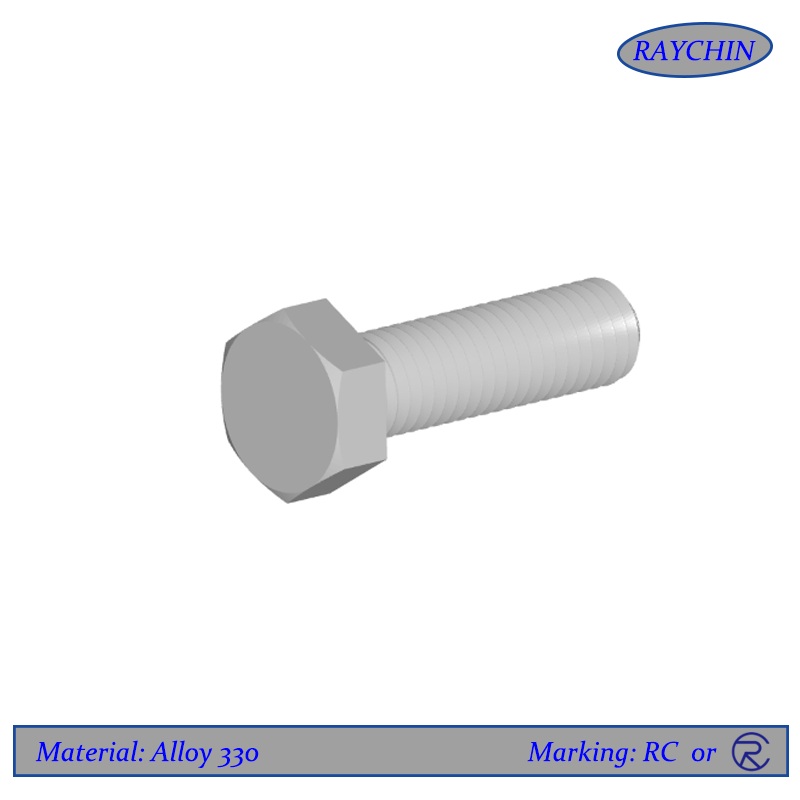 Alloy 330 Hex Cap Screws