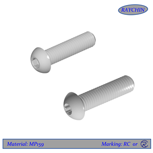MP159 Винты с полукруглой головкой