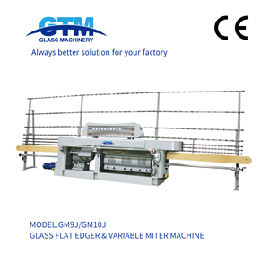 GM10J Glass Flat Edger & Variable Mitering Machine