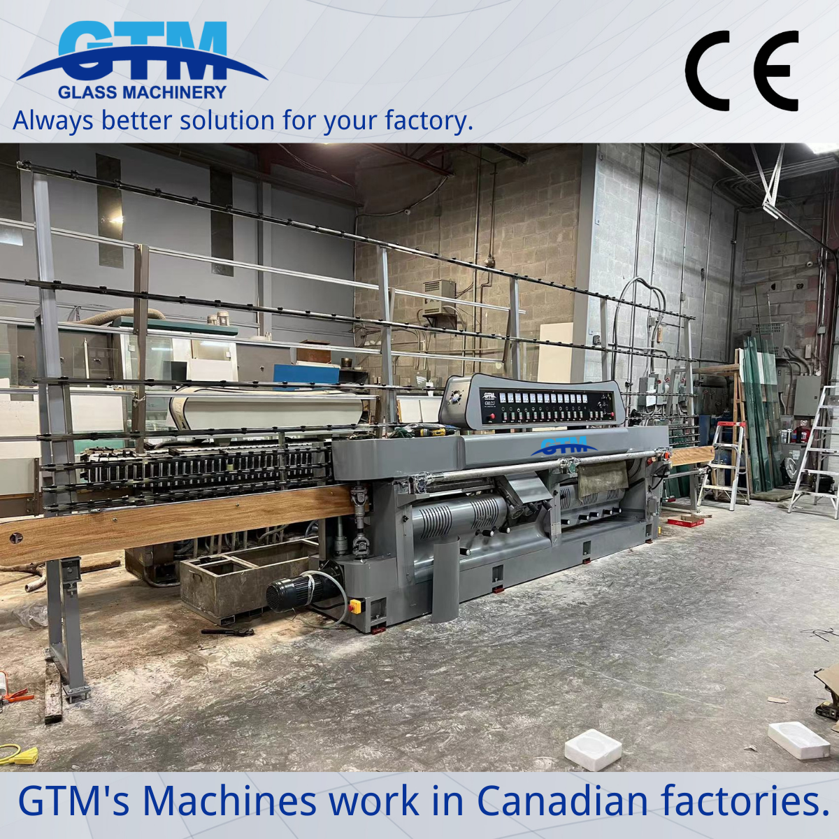 GTM's machines work in Canadian factories.