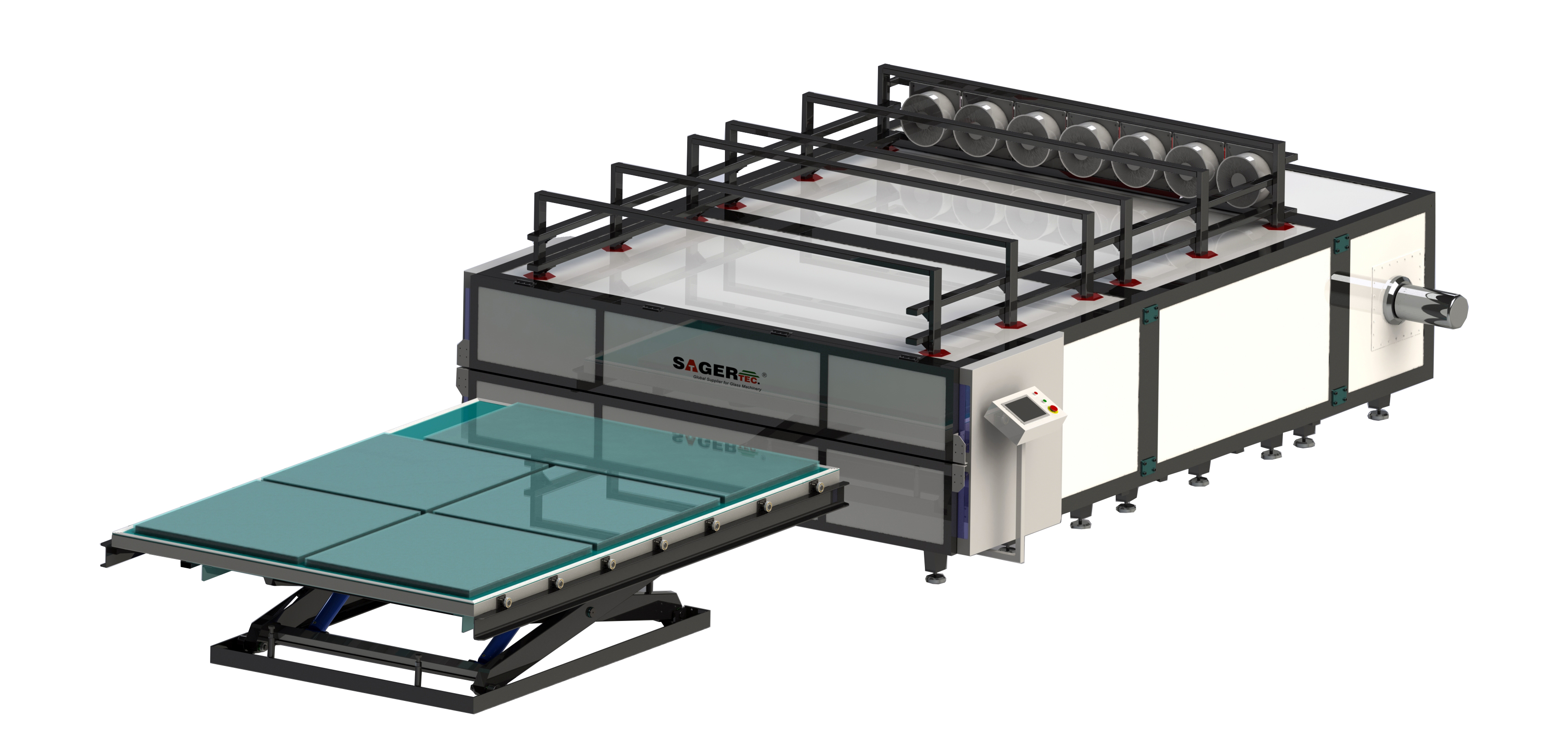 Development and application of glass machinery