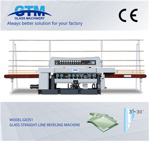 Máy vát mép kính thẳng GX351