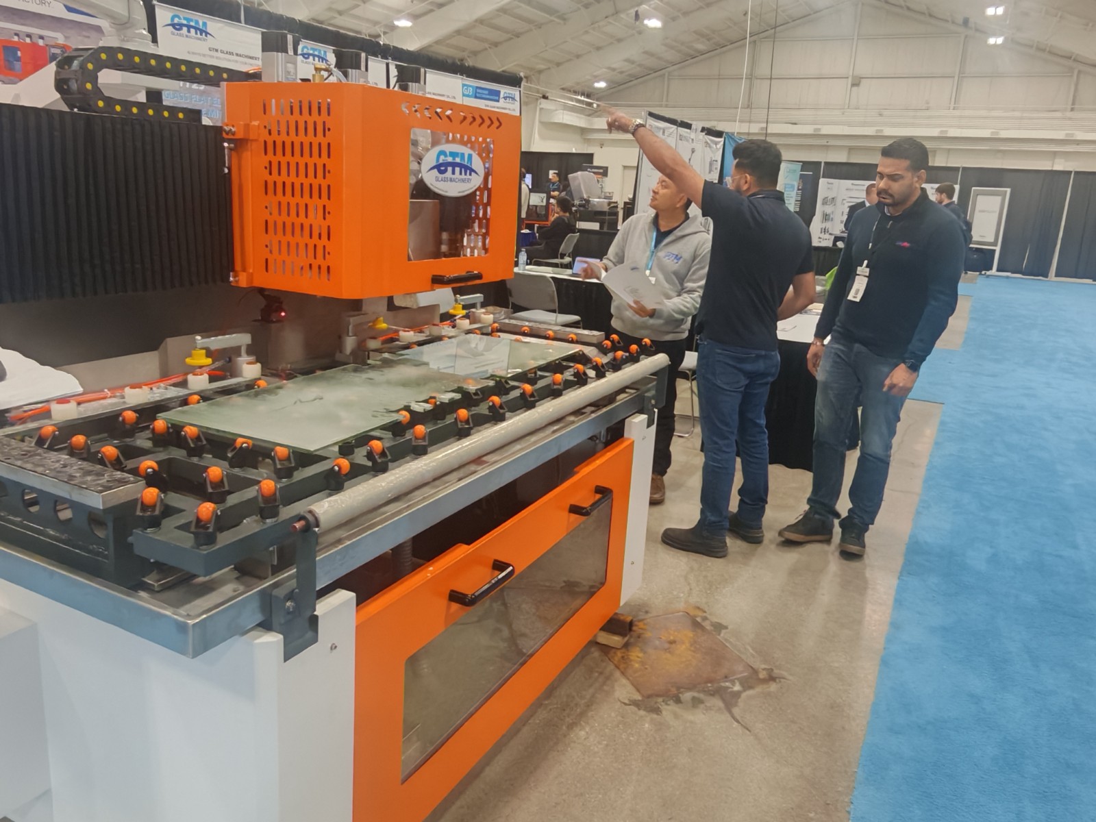 CNC glass cut out machine