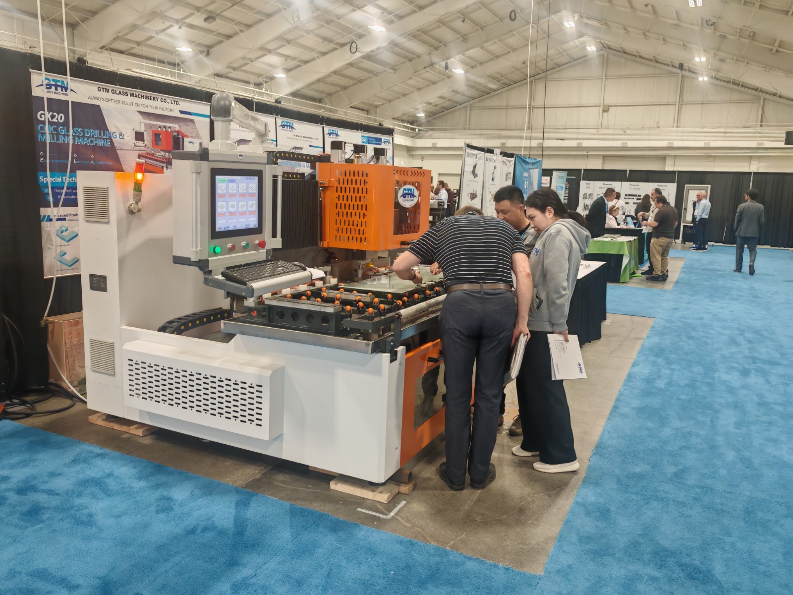 CNC glass cut out machine