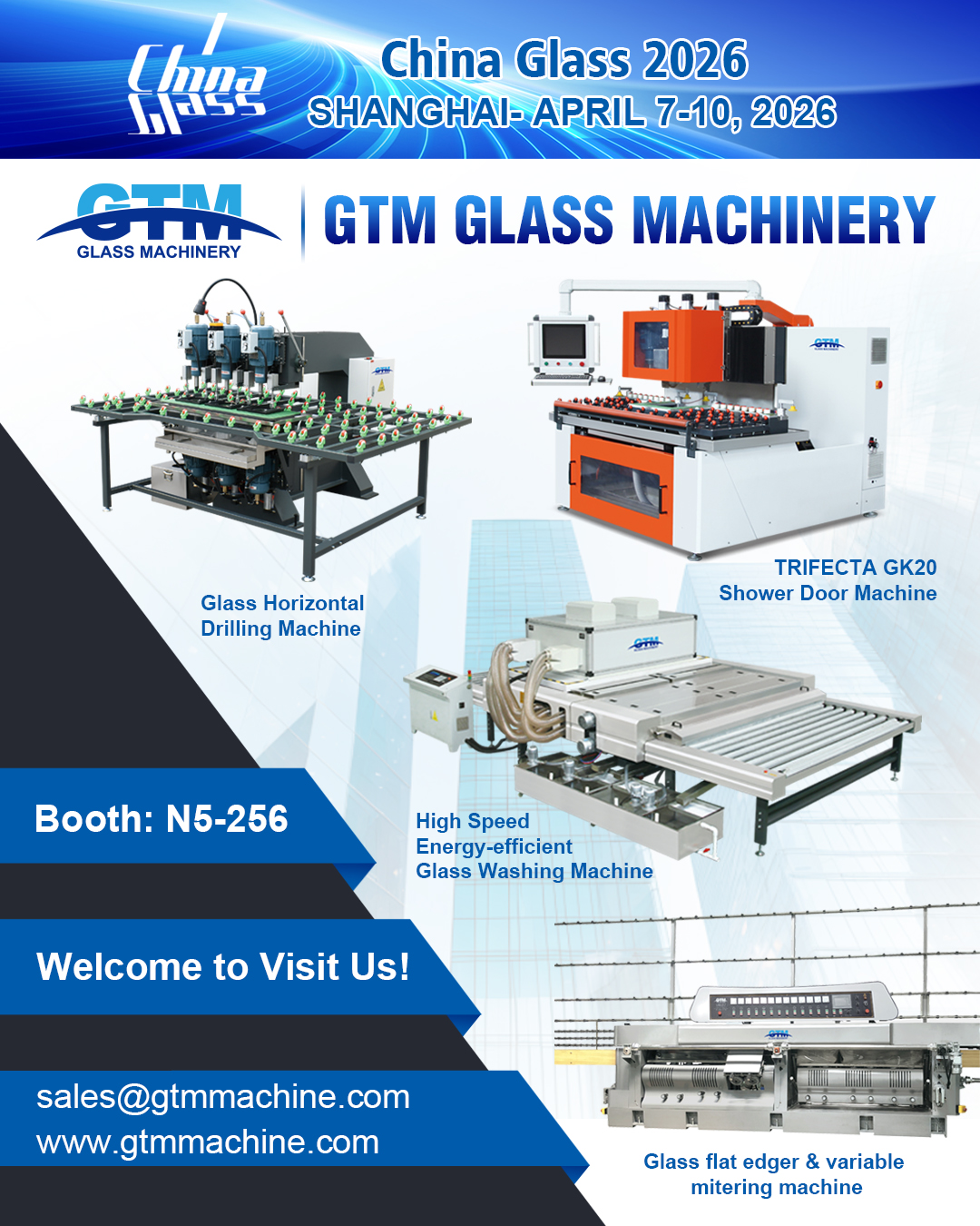 CHINA GLASS 2026 SHANGHAI SHOW ANNOUNCEMENT