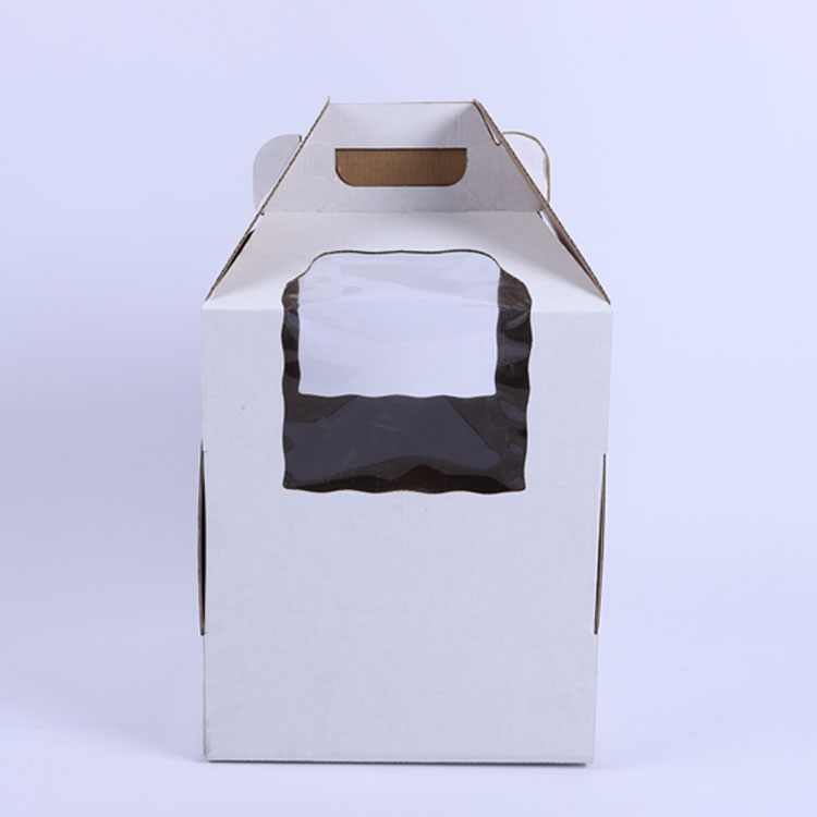 Customized Brown Corrugated Cake Box With Handle Tall Cake Box With Window Manufacturers, Customized Brown Corrugated Cake Box With Handle Tall Cake Box With Window Factory, Supply Customized Brown Corrugated Cake Box With Handle Tall Cake Box With Window