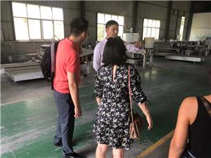 weclome overseas clients visited us