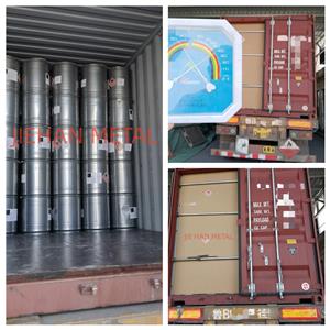 Export fireworks aluminum powder container loading 20230609