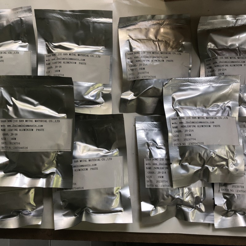 Contoh pasta aluminium dikirim pada tanggal 6 Juli