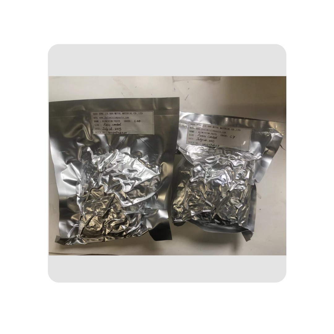 Pengiriman sampel pasta aluminium berlapis resin pada tanggal 26 Juli