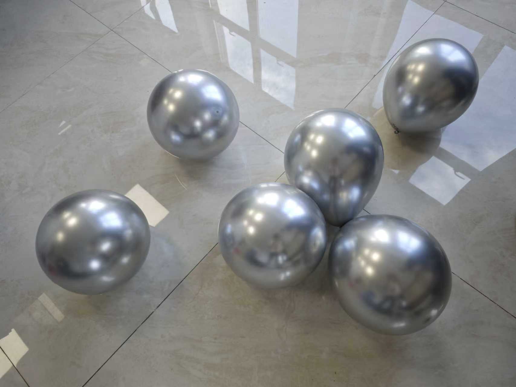 Chrome balloon type aluminum paste