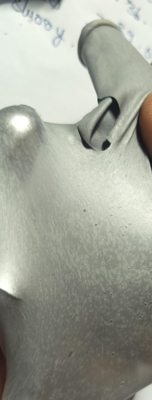 Problems with water-based aluminum paste in metal balloons Problems with water-based aluminum paste in metal balloons