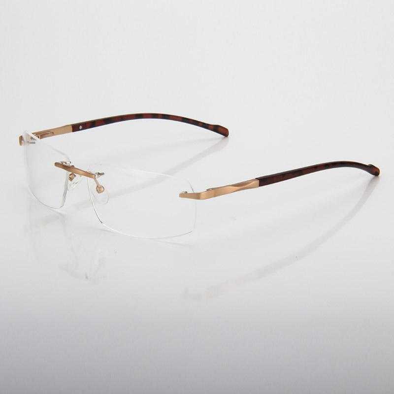 Rimless Sport Metal Men Optical Frames