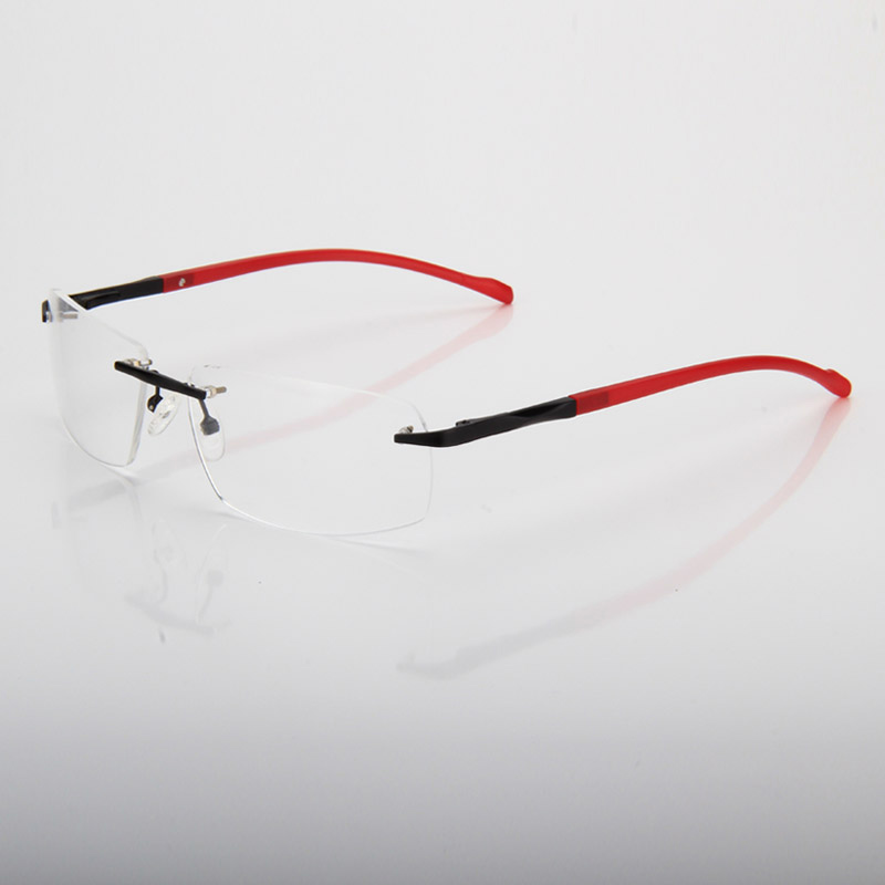 Rimless Sport Metal Men Optical Frames