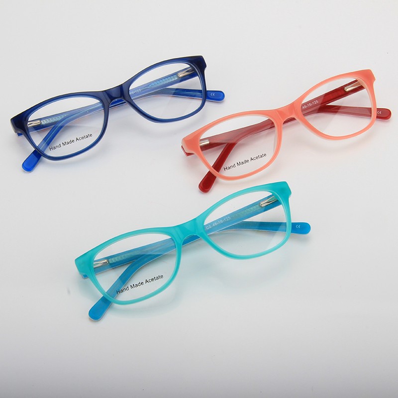 Acetate Kids Eyeglasses For Age 7-12